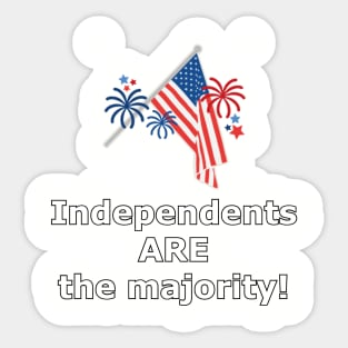 Independent Majority Sticker